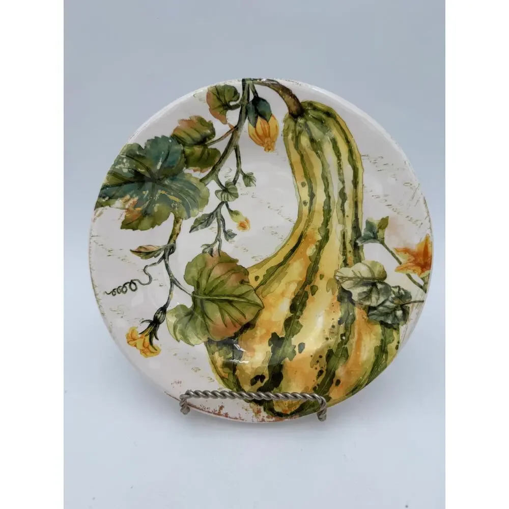 Pier 1 Pumpkin Patch Asst Fall Salad Plates 8.75